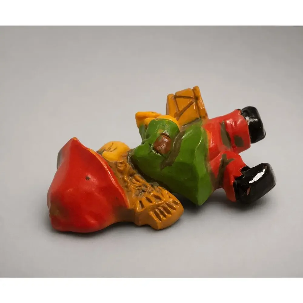 Vintage Hallmark‎ Little Drummer Boy Brooch Pin 3 Dimensional Christmas h-75